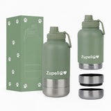 3 in 1 dog water bottle